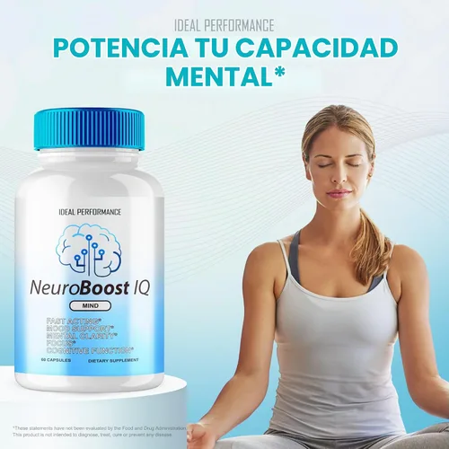 Vista 4 de Neuro Boost IQ Capsules, NeuroBoost IQ suplemento cerebral para píldoras de apoyo de salud y memoria, máxima fuerza, píldoras nootrópicas de fórmula