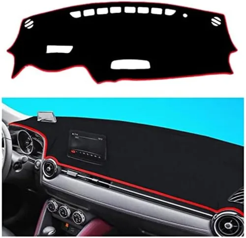 Vista 3 de Cubierta de salpicadero para Mazda CX-3 CX3 2015-2019, protector solar antideslumbrante