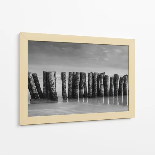 Vista 5 de Canvas Lab Miramar Beach Tampico by Jaime López Portillo 11 x 7 in Fine Art Framed Print, Frame Color: Black, With Mat