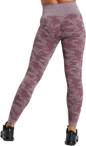 Vista 3 de WodoWei Leggings de entrenamiento para mujer con levantamiento de glúteos para mujer, sin costuras, cintura alta, pantalones de yoga para gimnasio
