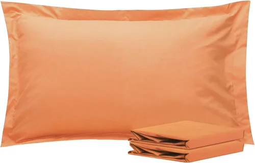 Vista 40 de NTBAY Fundas de almohada estándar, paquete de 2 fundas de almohada de microfibra cepillada de 20 x 26 pulgadas, súper suaves y acogedoras