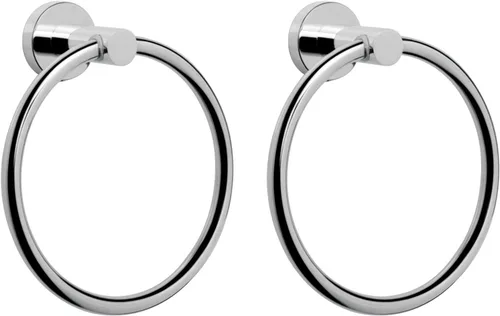 Vista 13 de NearMoon Anillo de Toalla de Baño, Accesorios de Ferretería de Baño - Soporte de Toalla de Mano de Acero Inoxidable Engrosado para Baño, Colgador