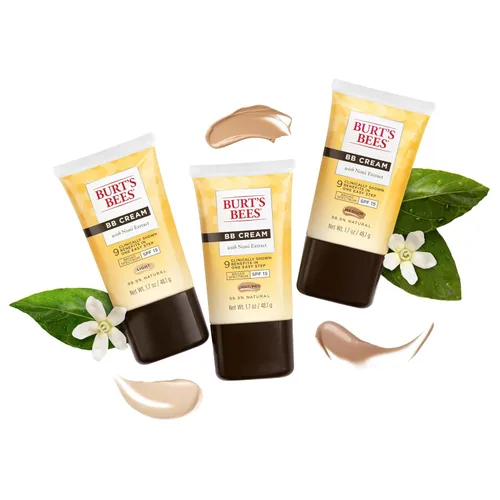 Vista 3 de Crema Burt's Bees con SPF 15, 1.7 onzas, Light/Medium