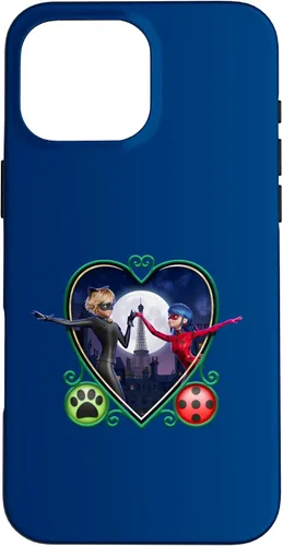Vista 19 de Miraculous Ladybug and Cat Noir The Movie Heart - Carcasa para iPhone 17