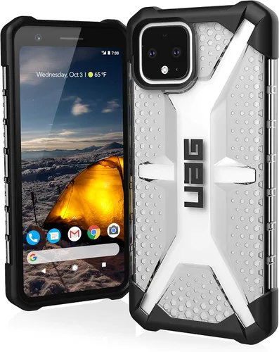 Vista 9 de URBAN ARMOR GEAR UAG Made for Google Pixel 4 [pantalla de 5.7 pulgadas] Monarch Feather-Light Rugged [Crimson] funda militar probada contra caídas