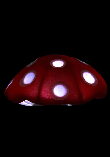 Vista 2 de Sombrero de Disfraz Lumen de Hongo Rojo Multicolor