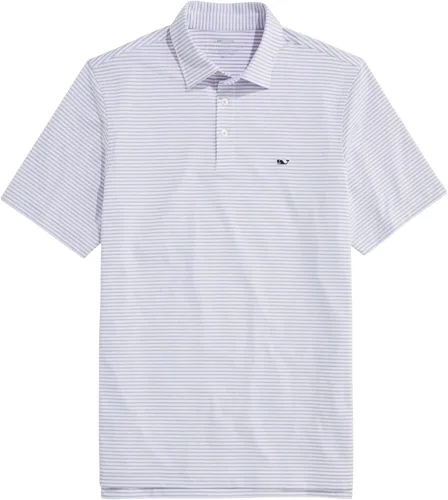 Vista 39 de Vineyard Vines Polo Bradley Stripe Sankaty para hombre Ocean Breeze Tejeda