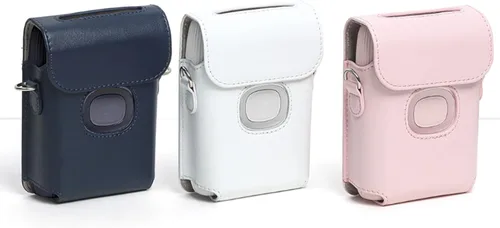 Vista 4 de Mini Link 2 Funda para cámara Fujifilm Instax Mini Link 2 Smartphone Accesorios de impresora fotográfica PU cuero bolsa de hombro cubierta