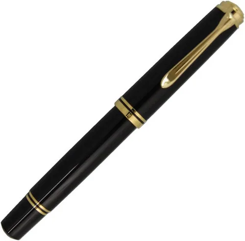 Vista 3 de Pelikan Pluma estilográfica Premium M600 F Plume Negro