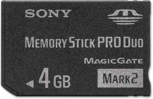 Vista 4 de Sony 1 GB Memory Stick PRO Duo Tarjeta de Memoria Flash MSMT1G
