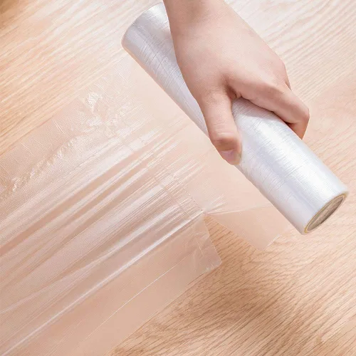 Vista 2 de BESTEASY Bolsas de rollo de almacenamiento de alimentos de 14 x 20 pulgadas, bolsas de plástico transparente en un rollo, bolsas de plástico