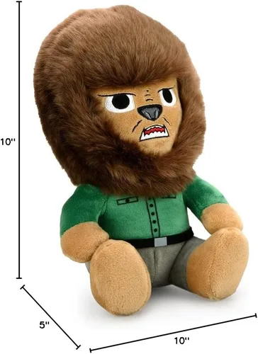 Vista 7 de Kidrobot Universal Monsters Wolf Man - Peluche de 8 pulgadas