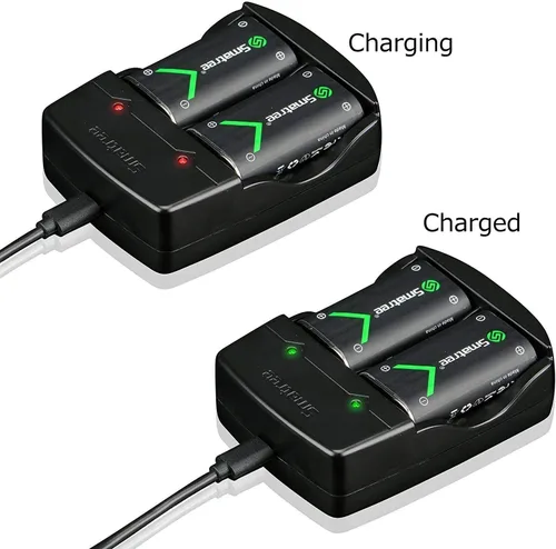 Vista 5 de Smatree Xbox One Controller Battery, 4 Pack Rechargeable Battery Compatible with Xbox Series XSXbox OneXbox One SXbox One XXbox One Elite Wireless