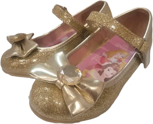 Vista 2 de Disney Princess Gold - Zapato de vestir con tacón para niña (niñoniño pequeño)