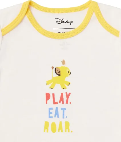 Vista 6 de Amazon Essentials Disney Marvel Star Wars - Body unisex de manga larga para bebés, paquete de 5
