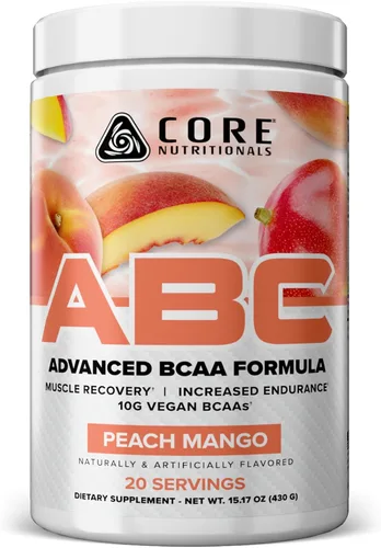 Vista 10 de Core Nutritionals ABC Advanced BCAA, Lemon Drop, 20 Serv.