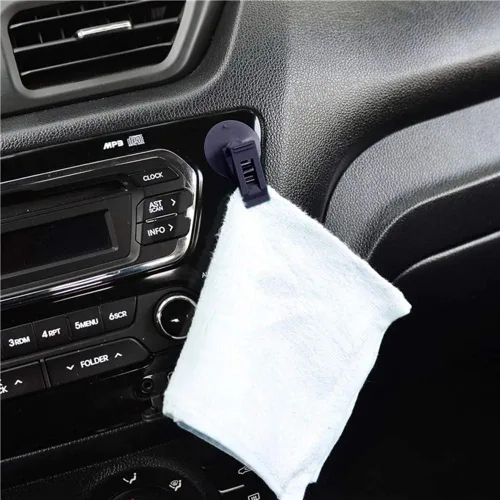 Vista 3 de 2 soportes para boletos para parabrisas de automóvil, clip de ventosa para ventana, multifunción, para billetes, abrazadera para tarjetas