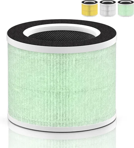 Vista 10 de [Blanco mejorado] RP-AP088 RP-AP088B Filtro de repuesto compatible con RENPHO RP-AP088-F1 RP-AP088-F2 H13 Filtro de repuesto verdadero