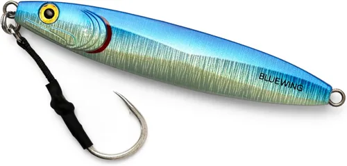Vista 28 de BLUEWING Señuelos de pesca para agua salada de paso lento, plantillas verticales de 2.82 oz-35.27 oz cebo de hundimiento de peces con gancho de Big
