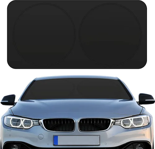 Vista 9 de Parasol plegable para parabrisas de coche, cubreventanas frontales para coche, accesorios para coche, protección contra el calor y los rayos UV