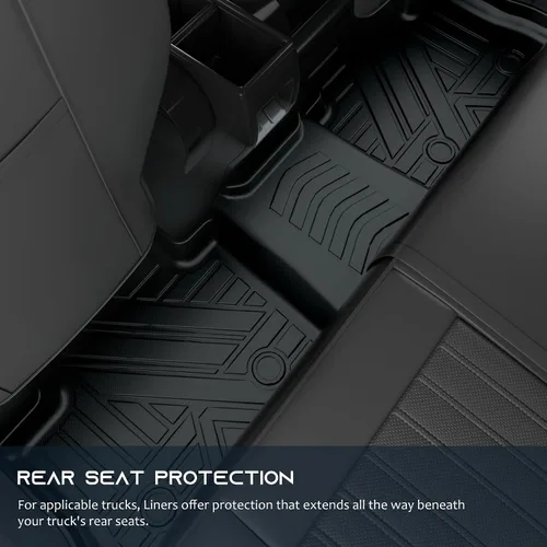 Vista 3 de ASLONG Alfombrillas de automóvil de 5 asientos para Toyota RAV4 2019, 2020, 2021, 2022 2023, forro de primera y 2ª fila, juego completo delantero