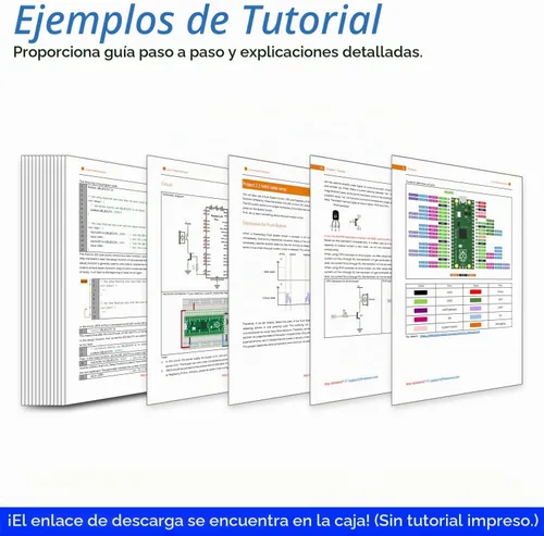 Vista 6 de Freenove Kit de inicio definitivo para Raspberry Pi Pico (incluido), microcontrolador Cortex-M0+ de doble núcleo, tutorial detallado de 767 páginas