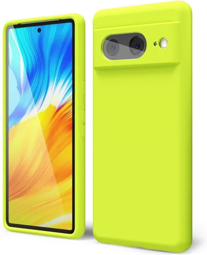 Vista 106 de oakxco para Google Pixel 6A Funda de teléfono de silicona líquida, diseño estético lindo y delgado para mujer y niña, cubierta de gel suave, lisa