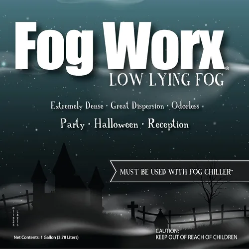 Vista 4 de Fogworx - Jugo de niebla baja para interiores y exteriores, neblina baja para interiores y exteriores, enfriadores de niebla diseñados