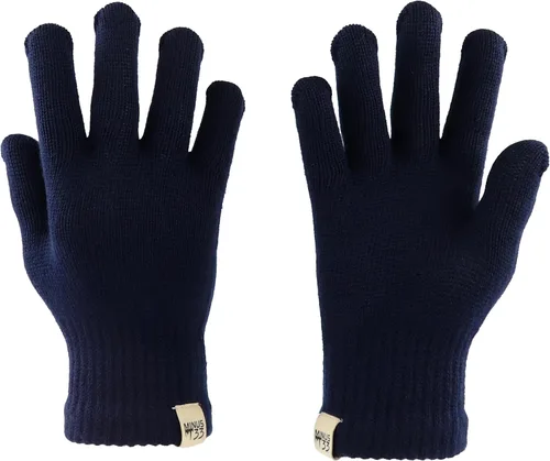 Vista 5 de Minus33 Merino Wool, guantes de lana, con revestimiento, negros Gris ceniza