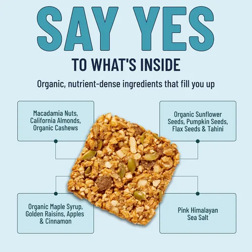 Vista 8 de The YES Bar Barra de manzana y canela crujiente – Proteína a base de plantas, barra de aperitivo decadente – Vegana, paleo, sin gluten, sin lácteos