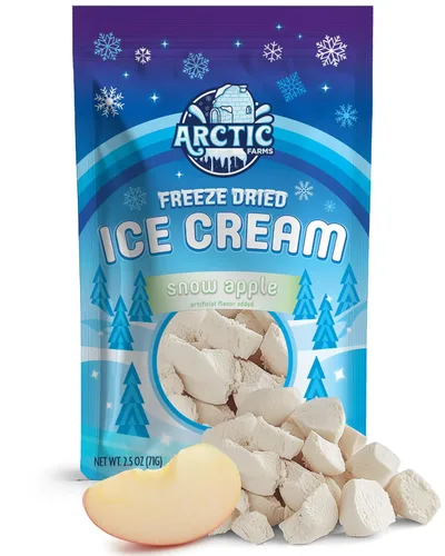 Vista 77 de Arctic Farms Trozos de Helado Liofilizado Empaquetados y en Caja - No se Derrite (1 libra, S'mores)