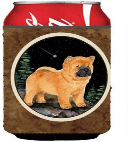 Vista 69 de Caroline's Treasures SS8447CC Starry Night English Bulldog - Enfriador para latas o botellas, lavable, funda plegable con aislamiento para bebidas