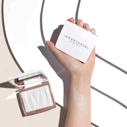 Vista 4 de Anastasia Beverly Hills - Resaltador helado en polvo de oro blanco brillante