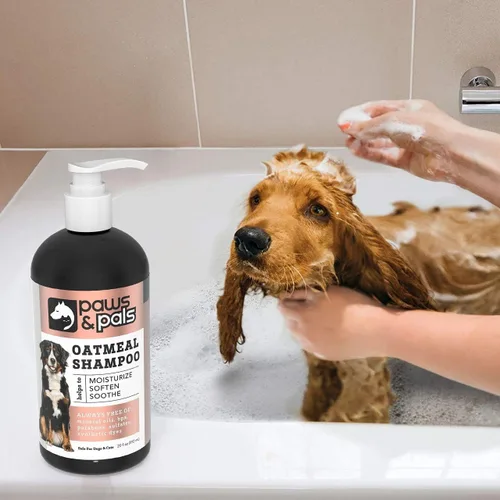 Vista 3 de Champú y acondicionador para perros, de la marca Paws & Pals, 20 onzas, Transparente