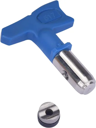 Vista 5 de GDHXW 517 Airless Spray Tip Guard Combo Azul para pistolas de pintura sin aire
