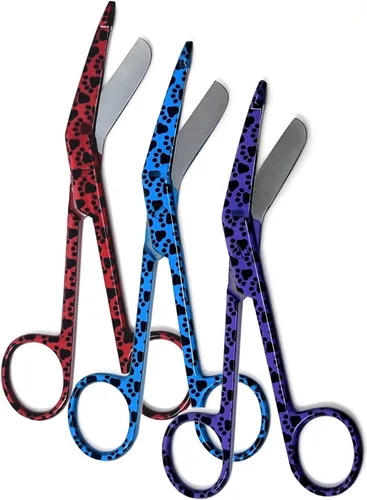 Vista 14 de Juego de 3 tijeras de vendaje para enfermera, médico, EMT Lister, 5.5 pulgadas, acero inoxidable, calidad premium, regalo ideal (PK1)