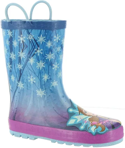Vista 4 de Western Chief - Botas de lluvia unisex para niños con 2 unidades impermeables con asas fáciles de tirar