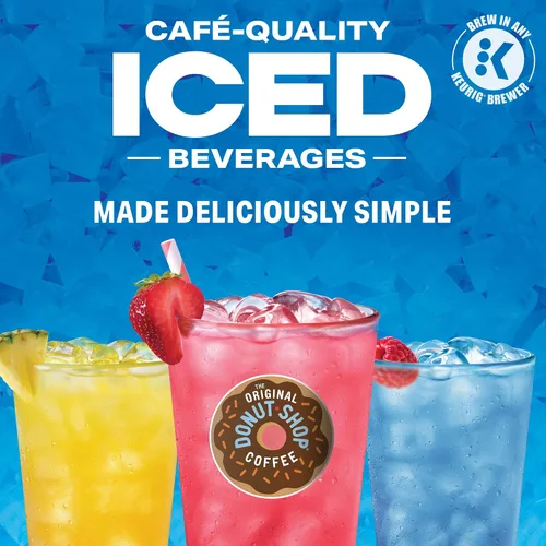 Vista 8 de The Original Donut Shop Iced Refreshers, Berry Chill, Brew Over Ice Cápsulas Keurig K-Cup de una sola porción, 60 unidades (6 paquetes de 10)