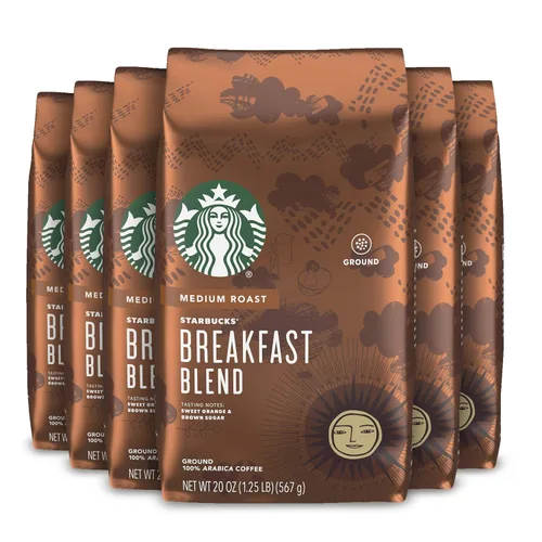 Vista 16 de Starbucks Café Molido, Tueste Medio, Café Caliente o Helado, Mezcla de Desayuno, 18 oz