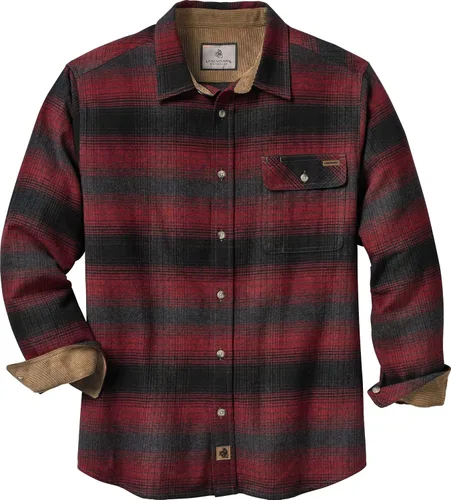Vista 12 de Legendary Whitetails Camisa de franela de manga larga con botones para hombre, 100% algodón