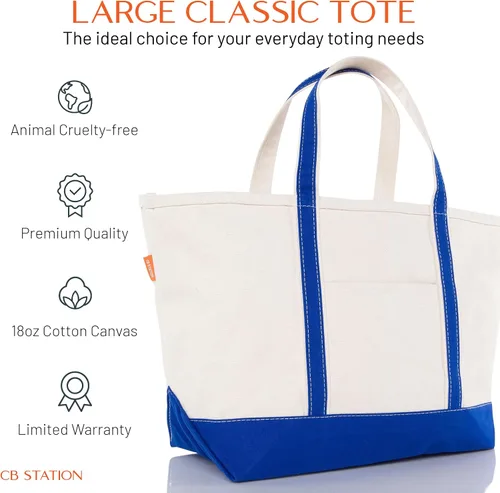 Vista 2 de Bolso grande clásico Bolsa de lona para mujer Diseño multicolor, perfecta para viajes y compras