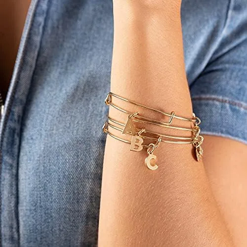 Vista 3 de Alex and Ani Pulsera con inicial P III