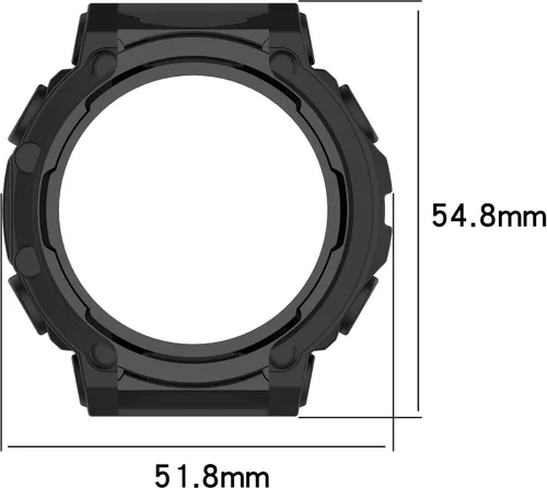 Vista 2 de T-Rex 2 - Funda compatible con Amazfit T-Rex 2 - Funda protectora resistente a los arañazos para Amazfit T-Rex 2 (6 colores)