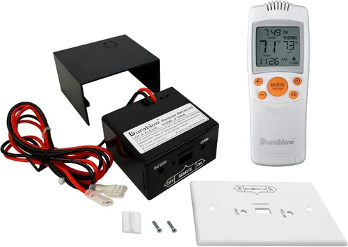 Vista 15 de Durablow TR2001 - Kit de control remoto de encendido y apagado para chimenea de gas con válvula Millivolt o módulo de encendido electrónico, caja