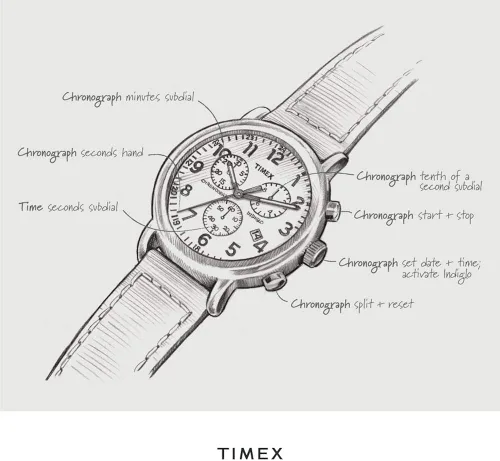 Vista 2 de Timex Weekender Chronograph 40mm Watch