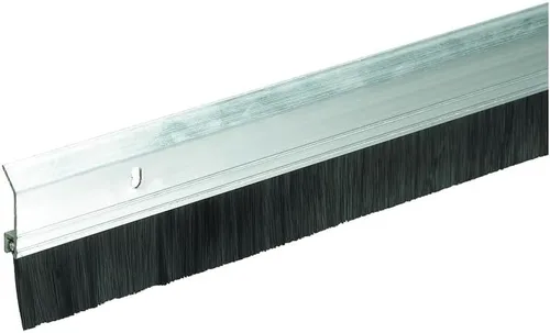 Vista 3 de Frost King SB36 2 x 36" Barrido extra de aluminio/cepillo para puerta, color plateado Blanco - Aluminio