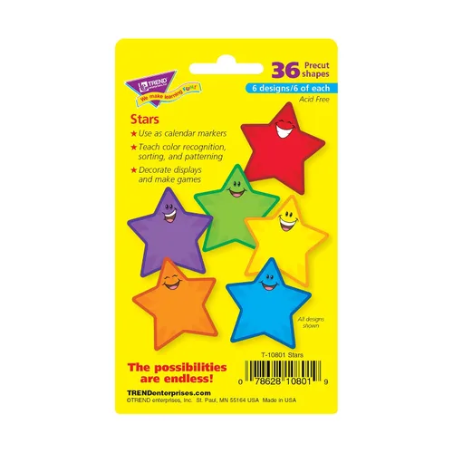 Vista 3 de TREND ENTERPRISES Stars Mini Accents Paquete variado, 36 unidades (T-10801)