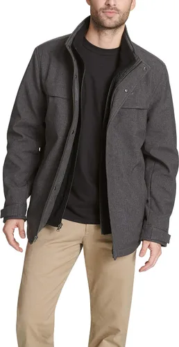 Vista 11 de Dockers Men's Dwight Soft Shell Bib Jacket