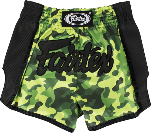 Vista 55 de Fairtex Pantalones cortos de boxeo Muay Thai de corte delgado "Kabuki