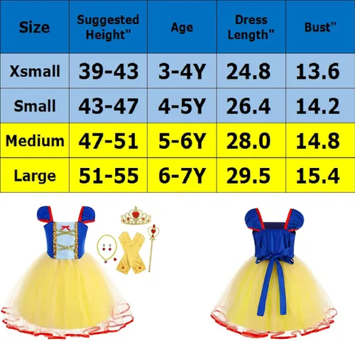 Vista 3 de Disfraz de princesa para niñas, traje casual de verano de manga corta para niños